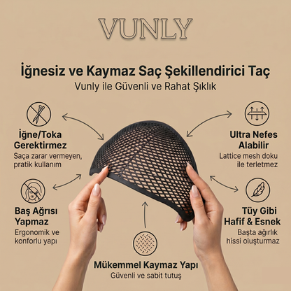 Vunly İğnesiz Kaymaz Bone