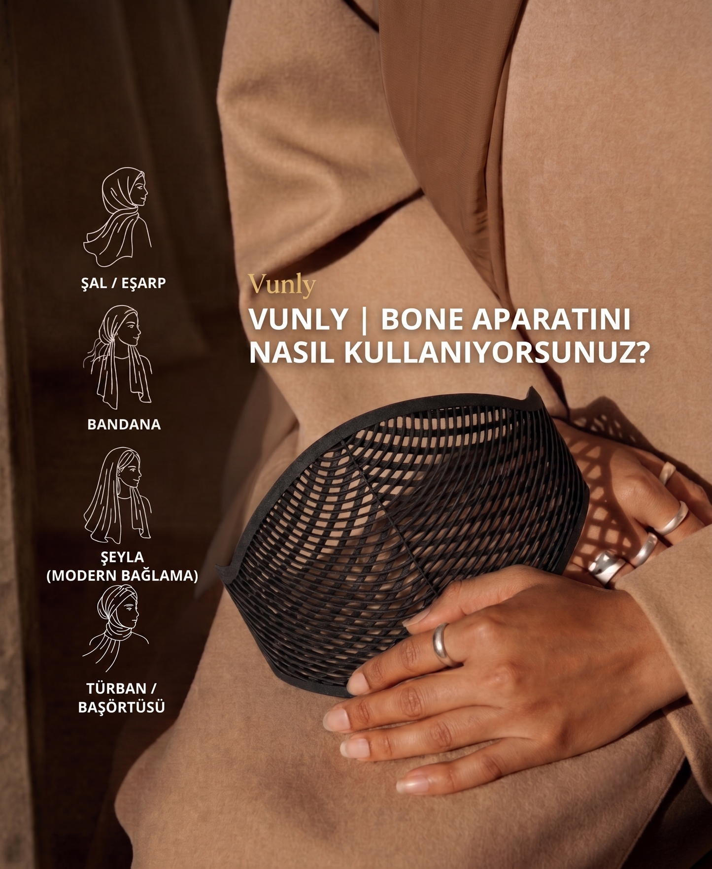 Vunly İğnesiz Kaymaz Bone